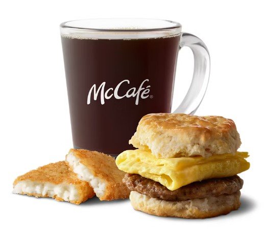 McDonald’s Sausage Biscuit with Egg Meal
